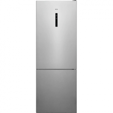 Combina frigorifica AEG RCB646E3MX, No Frost, 461 L, H 192 cm, Display LCD, E, Inox