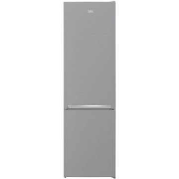 Combina frigorifica Beko RCSA406K40XBN, 386 l, H 202.5 cm, Clasa E, argintiu