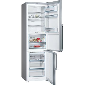 Combina frigorifica Bosch KGF39PIDP Serie 8 345 litri net NoFrost usi Inox easyClean Wi-Fi Ready clasa D