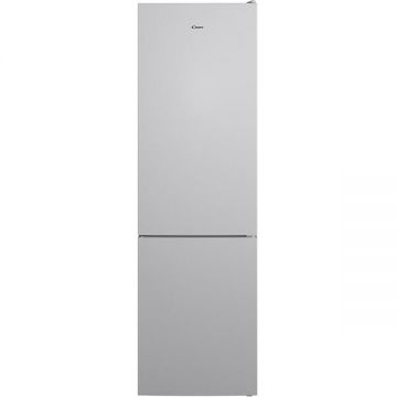 Combina Frigorifica CANDY CCE3T620FS, No Frost, 378 l, H 200 cm, Clasa F, Argintiu