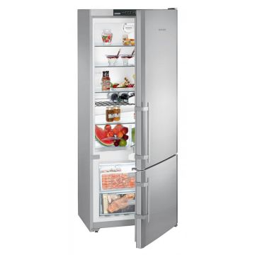 Combina frigorifica CNPesf 4613, 420 l, No Frost, Clasa F, Argintiu