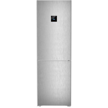 Combina frigorifica CNsfd 5233, NoFrost, EasyFresh, 60 cm, 330 L, SuperSilent, Clasa D, Inox