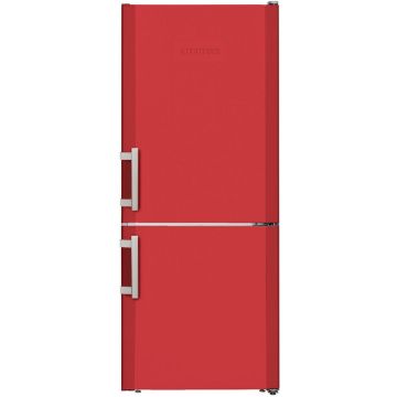 Combina frigorifica CUfr 2331, SmartFrost, 55 cm, 210 L, VarioSpace, Clasa F, Rosu