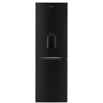 Combina frigorifica Daewoo RN-308RDQB, 305 l, Clasa A+, No Frost, Dispenser apa, Negru