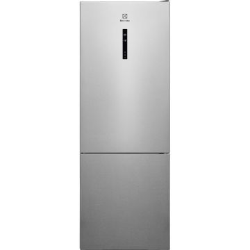 Combina frigorifica Electrolux LNT7MF46X2, No Frost, 461 L, H 192 cm, Display LCD, Clasa energetica F, Inox antiamprenta