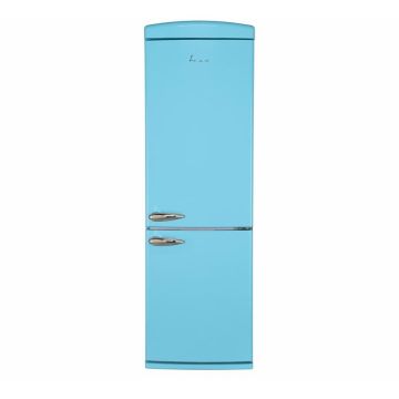 Combina frigorifica Fram FC-VRR340BLF+, Sistem de racire Less Frost, 340 L, Clasa energetica F, Bleu
