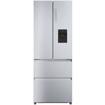 Combina frigorifica Haier HFR5719EWMG, 444l, Total No Frost, Dozator apa, Display touch, My zone plus, Raft vinuri pliabil, Clasa E, H 190 cm, Gentle Silver
