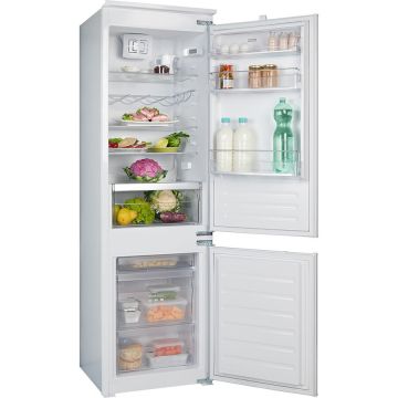 Combina frigorifica incorporabila Franke FCB 320 V NE E, EasyFrost, 273 L, Clasa E, Control electronic, Sertar fructe/legume, H 177 cm