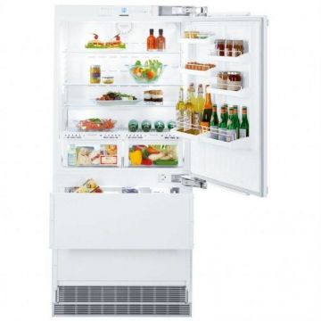 Combina frigorifica incorporabila Premium ECBN 6156, 471 l, Clasa F, BioFresh, NoFrost, IceMaker, H 203 cm