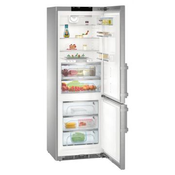 Combina frigorifica Liebherr CBNes 5778, 381 l, NoFrost, DuoCooling, SuperCool, SuperFrost, BioFresh, VarioSpace (Inox)