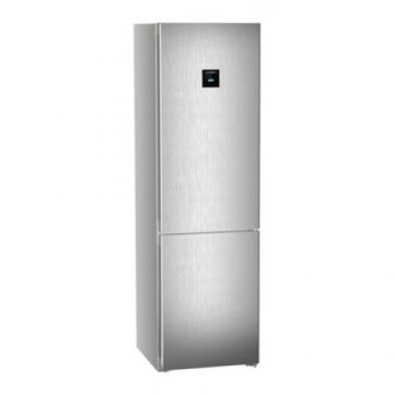 Combina frigorifica Liebherr CNsfd 5733, NoFrost, EasyFresh, 60 cm, 371 L, EasyTwist-Ice, SuperSilent, Clasa D, Inox