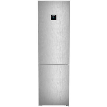 Combina frigorifica Liebherr CNsfd 5743, 371 L, NoFrost, EasyFresh, Clasa D, IceMaker, Argintiu