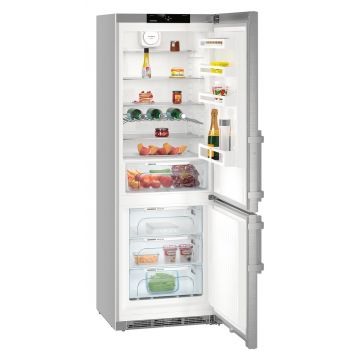 Combina frigorifica Liebherr Comfort CNef 5735 NoFrost 410 litri clasa D Silver