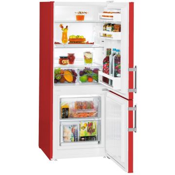 Combina frigorifica Liebherr Comfort CUfr 2331 SmartFrost CoolPlus 210 litri clasa F rosu