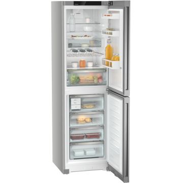 Combina frigorifica Liebherr Plus CNsfd 573i NoFrost SmartDeviceBox integrat SuperSilent 33dB 359 litri clasa D SuperSilent design inox