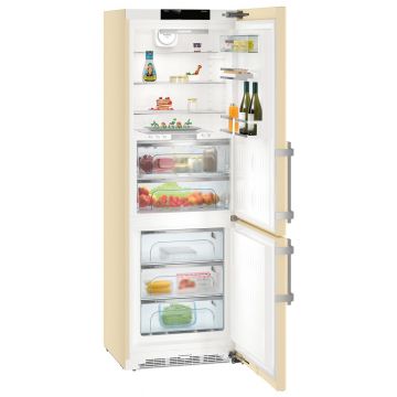 Combina frigorifica Liebherr Premium CBNbe 5778 NoFrost 392 litri BioFresh SDB ready clasa C bej