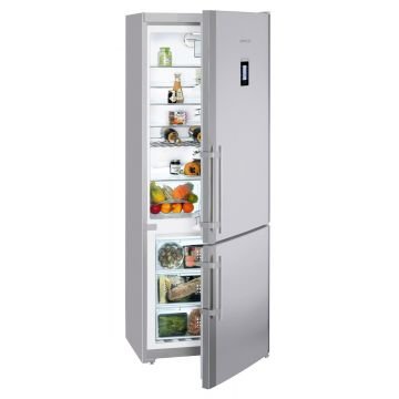 Combina frigorifica Liebherr Premium CNPesf 5156 NoFrost 462 litri clasa F Inox antiamprenta