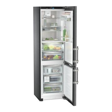 Combina frigorifica Liebherr Prime CBNbsa 5753 BioFresh 362 litri NoFrost display Touch & Swipe SDB ready clasa A inox antiamprentă BlackSteel