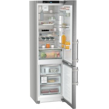 Combina frigorifica Liebherr Prime CNsdb 5753 NoFrost SDB ready 372 litri clasa B inox antiamprenta