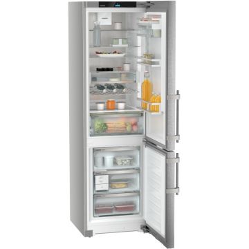 Combina frigorifica Liebherr Prime CNsdd 5753 NoFrost SDB ready 372 litri clasa D inox antiamprenta