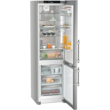 Combina frigorifica Liebherr Prime CNsdd 5763 NoFrost SDB ready 373 litri clasa D inox antiamprenta