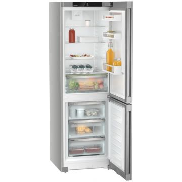 Combina frigorifica Liebherr Pure CNsff 24503 NoFrost SDB ready 330 litri clasa F design inox