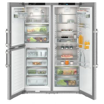 Combina frigorifica Side-by-Side Liebherr Prime XRCsd 5255 BioFresh 714 litri NoFrost SDB ready clasa D inox antiamprenta