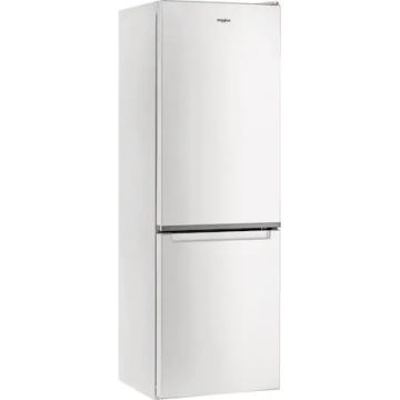 Combina frigorifica Whirlpool W7 811I W, 338 l, Clasa F, Total No Frost, 6th Sense, Display Electronic Interior, H 189 cm, Alb