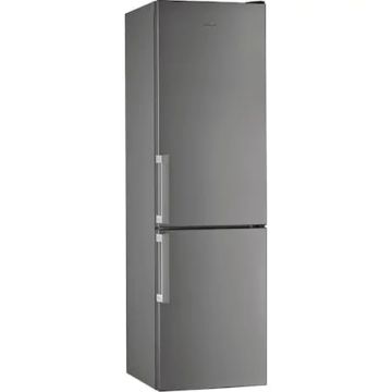 Combina frigorifica Whirlpool W7 911I OX, 371 l, Clasa F, Total No Frost, 6th Sense, Display Electronic Interior, H 201 cm, Inox