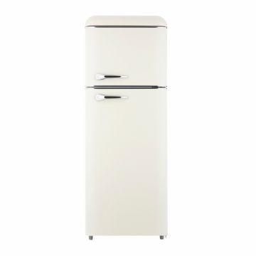 Frigider cu 2 usi Retro STARCREST RSF-210BE, 208 L, 41dB, Clasa F, Bej