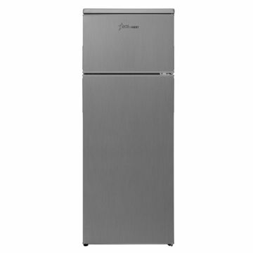 Frigider cu 2 usi STARCREST SF-213IX+, 213 L, Clasa A+, Static, Iluminare LED, Termostat Ajustabil, Usi reversibile, H 144 cm, Inox