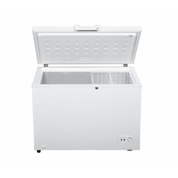 Lada frigorifica STARCREST SCCF2316M+, Capacitate 316 L, Clasa A+, Termostat, Securizare cu yala, Alb