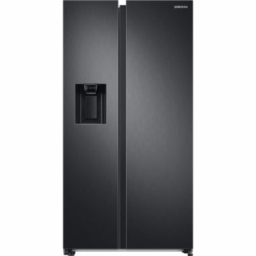 Side By Side Samsung RS68A8820B1 EF, 609 l, Full No Frost, Twin Cooling Plus, Conversie Smart 5 in 1, Twin Cooling, Antracit