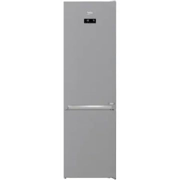 Combina frigorifica Beko Neofrost Dual Cooling RCNA406E60XBN, 362 l, NeoFrost, Display touch control, Raft sticle, Clasa C, H 203 cm, Argintiu