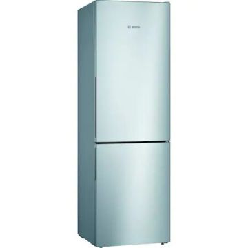 Combina frigorifica Bosch KGV36VLEAS, 308 l, Low Frost, VitaFresh, Clasa E, H 186 cm, Argintiu