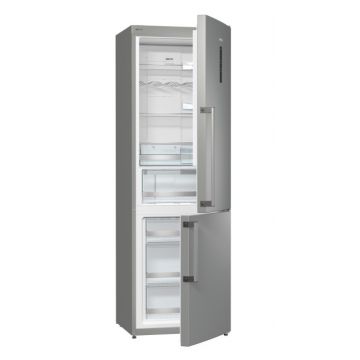 Combina frigorifica Gorenje NRK6191TX, No Frost, 307 l, Clasa A+, 185 cm, Argintiu