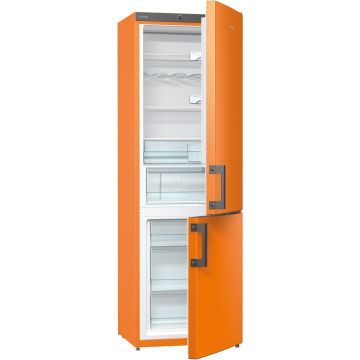 Combina frigorifica Gorenje RK6192EO, 324 l, Clasa A++, Portocaliu