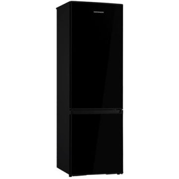 Combina frigorifica Heinner HC-H273BKA+, 273 l, Control mecanic, Iluminare LED, Usi Reversibile, Clasa A+, H 175.7 cm, Negru