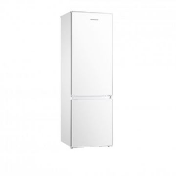 Combina frigorifica Heinner HC-H273WA+, 273 l, Control mecanic, Usi Reversibile, Iluminare LED, Clasa A+, H 175,7 cm, Alb