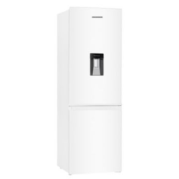 Combina frigorifica Heinner HC-H292A+, 292 l, Frost Free, Water Dispenser, Iluminare LED, Control Electronic, Clasa A+, H 185.5 cm, Alb