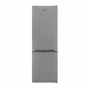 Combina frigorifica Heinner HC-VS268SF+, 268 L, Clasa F, Iluminare LED, Less Frost, Congelare rapida, 170 cm, Argintiu Combina frigorifica Heinner HC-VS268SF+, 268 L, Clasa F, Iluminare LED, Less Frost, Congelare rapida, 170 cm, Argintiu