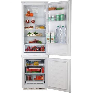 Combina frigorifica incorporabila Hotpoint BCB 31 AA E, 255 l, Clasa A+, Alb