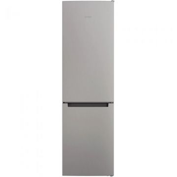 Combina frigorifica Indesit INFC9 TI21X, Capacitate 367 l, Total No Frost, Flexi Use Box, Raft sticle, Clasa F, H 202.7 cm, Inox