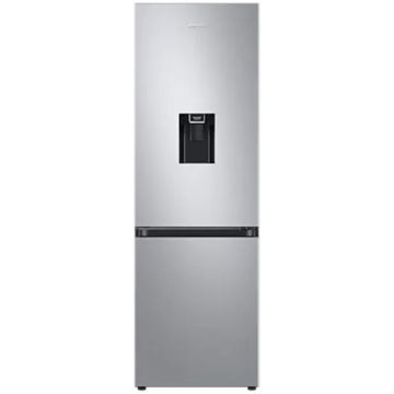 Combina frigorifica Samsung RB34T630ESA EF, 341 l, No Frost, Compresor Digital Inverter, All around coooling, Dispenser apa, Clasa E, H 185.3 cm, Inox