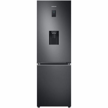 Combina frigorifica Samsung RB34T652EB1 EF, 341 l, No Frost, Dozator apa, Compresor Digital Inverter, All around coooling, Wine Shelf, Clasa E, H 185.3 cm, Dark Inox