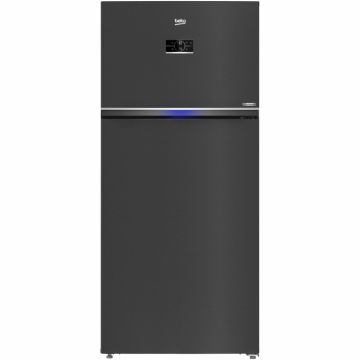 Frigider cu doua usi Beko RDNE650E40ZXBRN, 630 l, NeoFrost Dual Cooling, Multi mode, Touch control, Compresor ProSmart Inverter, HarvestFresh, AeroFlow , Clasa E, H 187 cm, Dark Inox