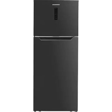 Frigider cu doua usi Heinner HF-H415NFDXF+, Capacitate 420 l, Clasa F, Full No Frost, Display LED, Iluminare LED, H 177 cm, Antracit Frigider cu doua usi Heinner HF-H415NFDXF+, Capacitate 420 l, Clasa F, Full No Frost, Display LED, Iluminare LED, H 177 cm, Antracit