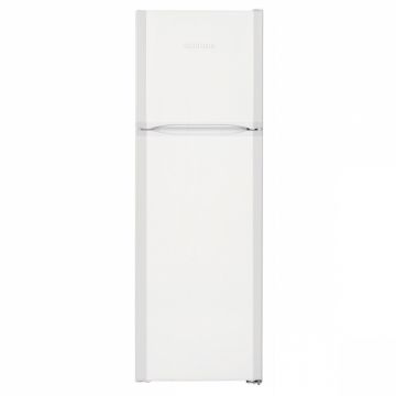 Frigider cu doua usi Liebherr Confort CT 3306, 236 l, SuperFrost, VarioSpace, Clasa F, H 175 cm, Alb