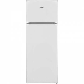 Frigider cu doua usi Whirlpool W55TM 4110 W 1, 212 l, FreshBox, Dezghetare automata, Xlent FIT, Space Management, Clasa F, H 144 cm, Alb