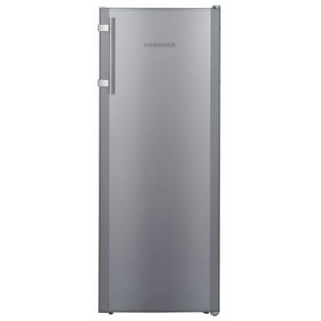 Frigider cu o usa Liebherr Ksl 2814, 250 l, CoolPlus, Usi reversibile, Raft pentru sticle, Congelator cu 4 stele, Clasa A++, H 140.2 cm, Argintiu